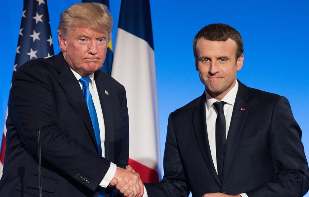 Trump Macron